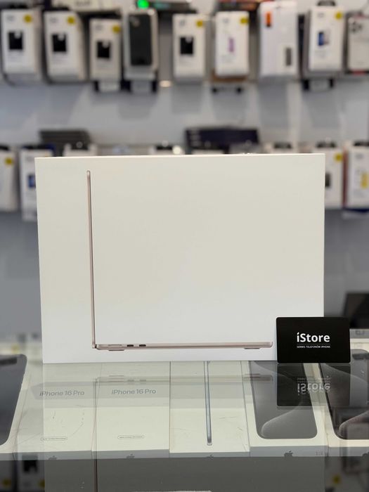 NOWY Laptop Apple MacBook Air M5 • Starlight • 16/512 GB • 13-calowy • GWARANCJA • raty