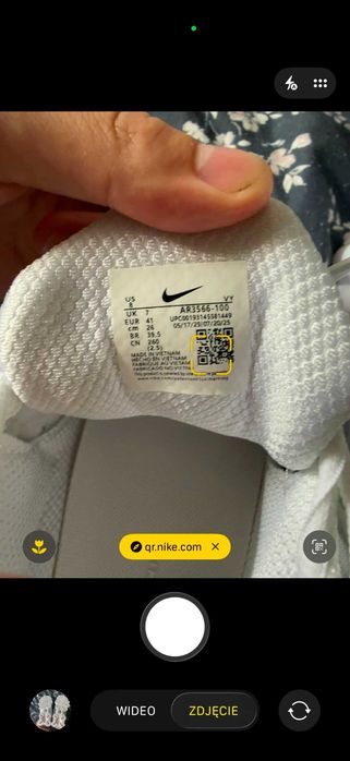 buty shox białe