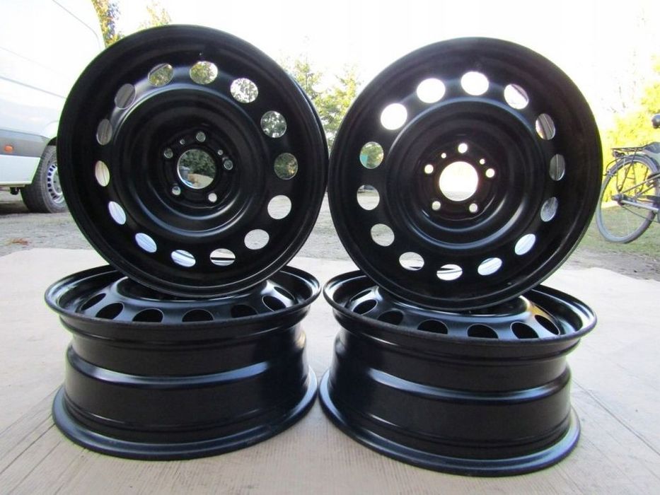 4 Felgi Stalowe 16 Opel Combo E od 2018r- Citroen C4 II Picasso Berlingo III Peugeot Rifter Partner III Fiat Doblo III 6,5 j 5x108 ET47 piasta 65,1 mm
