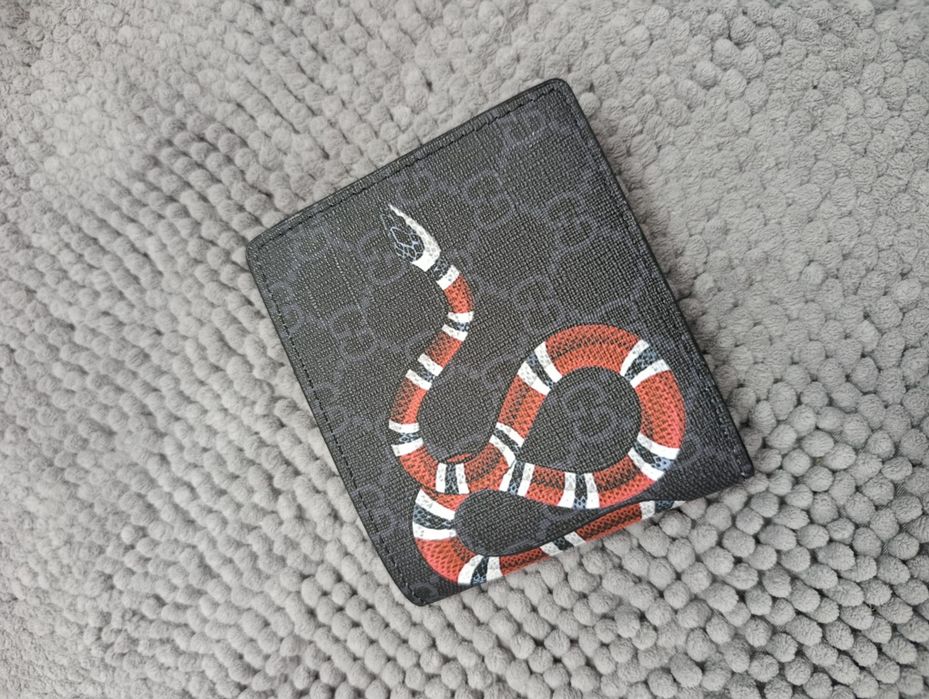 Carteira Gucci Kingsnake