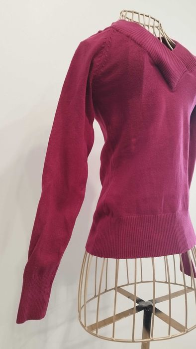 Camisola de malha cor-de-rosa