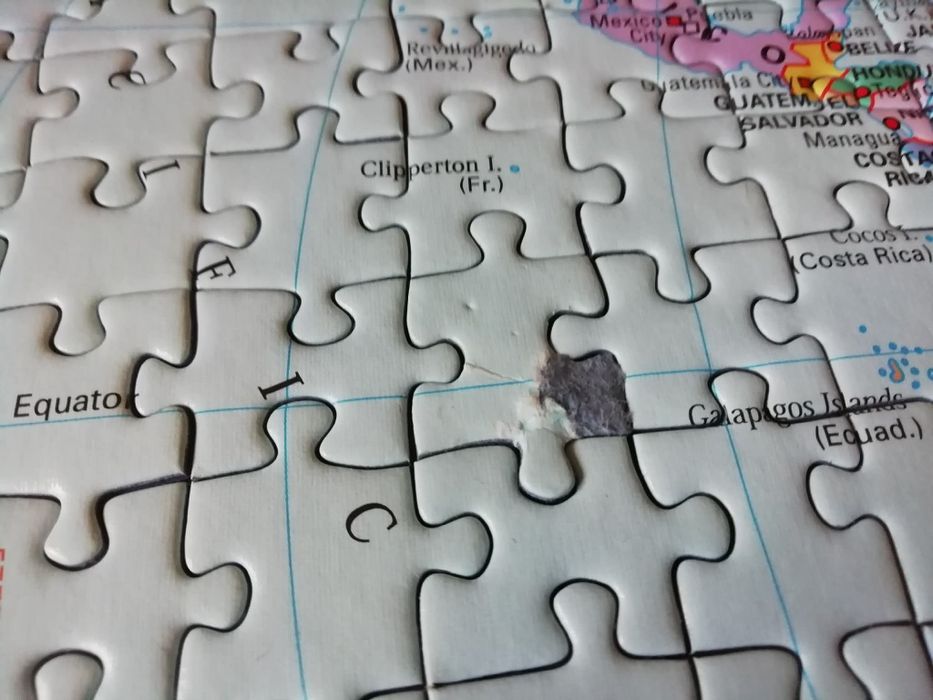 Puzzle 1000 Ravensburger Mapa