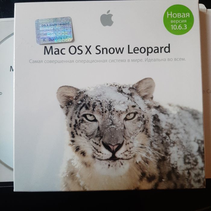 Mac OS X Snow Leopard (10.6.3) BOX для Intel [MC573RS/A]: 2 500