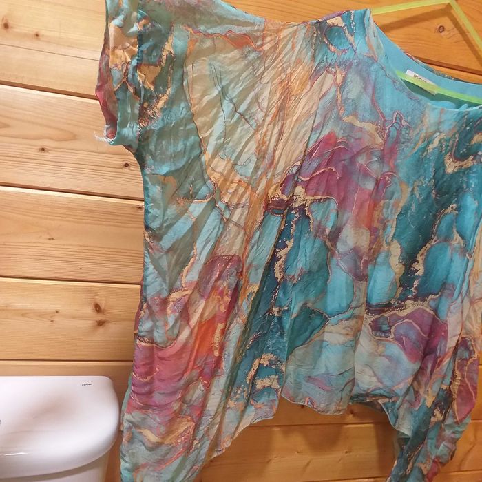 Blusa Kaftan em seda