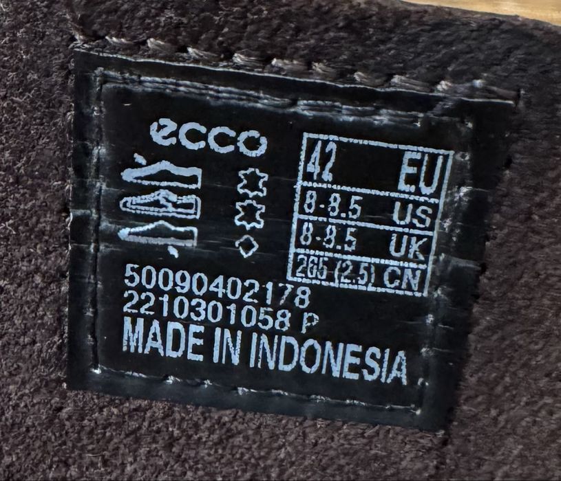 Ecco Cozmo шльопанці чоловічі р.42(27 см)
