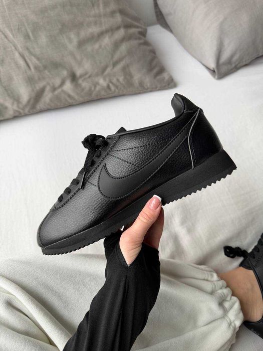 !WOW! Nike Cortez black leather |37-45