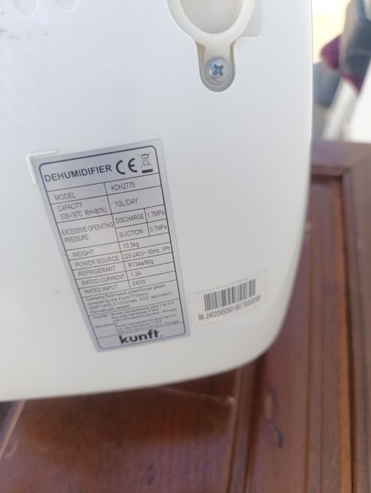 Desumidificador kunft