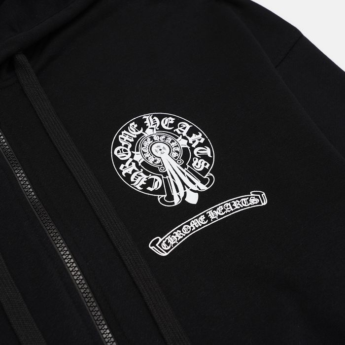 Чоловіча Кофта Зіп-Худі Chrome Hearts Zip-Hoodie Чорний Сірий 2026 зипка хром хатс, зіпка хром хатс