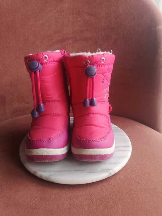 Cortina zimowe ocieplene buty kozaki dla dziewczynki r. 22
