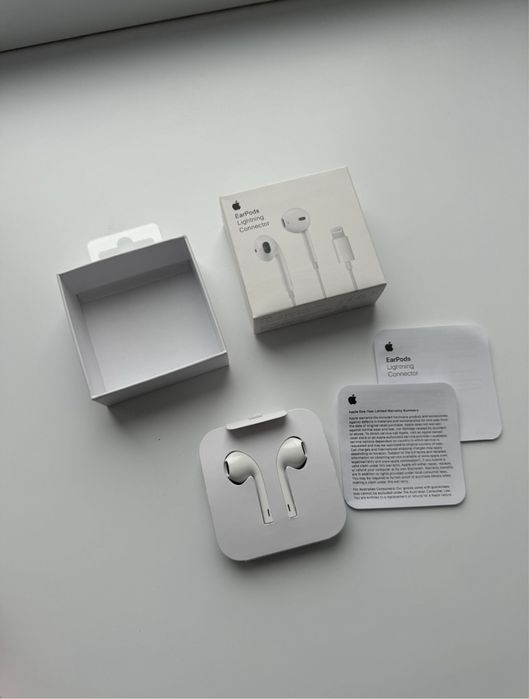 Наушники Apple EarPods Lightning 100% Оригинал Original ЕарПодс 3.5mm