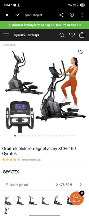 orbitrek gymtek sprzedam