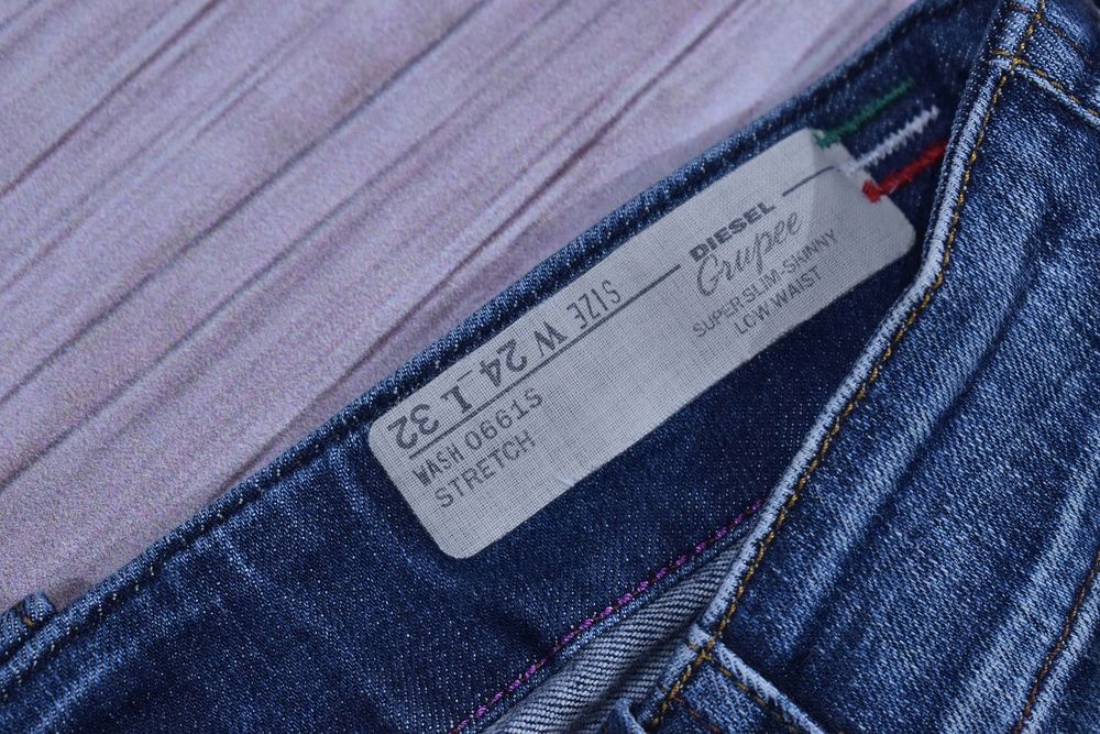 Diesel Grupee Stretch Super Slim Skinny W24 L32