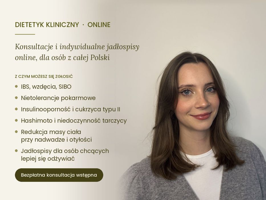 Dietetyk online - konsultacje dietetyczne online, jadłospisy