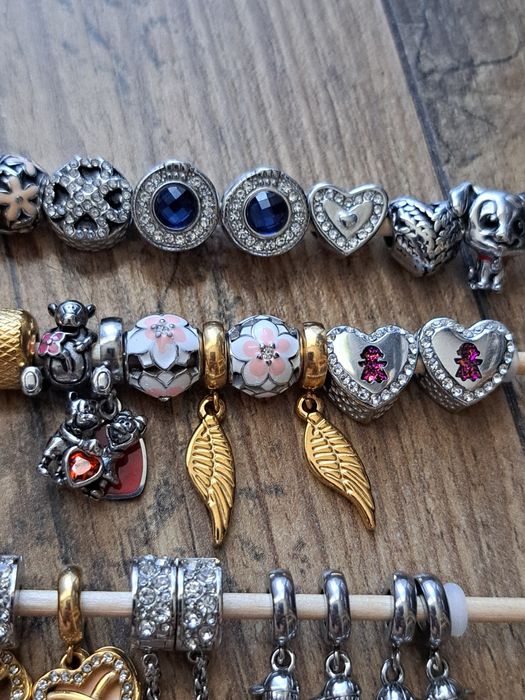 Nowy charms / beats 100% stal chirurgiczna 316l