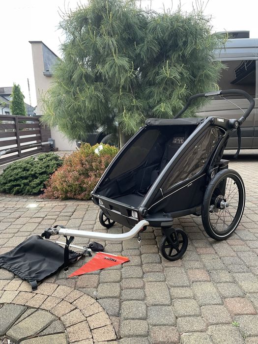 Przyczepka rowerowa/ Thule Chariot SPORT / dla dwojki dzieci