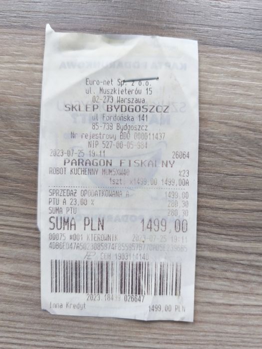 Robot kuchenny Bosch MUM5XW40