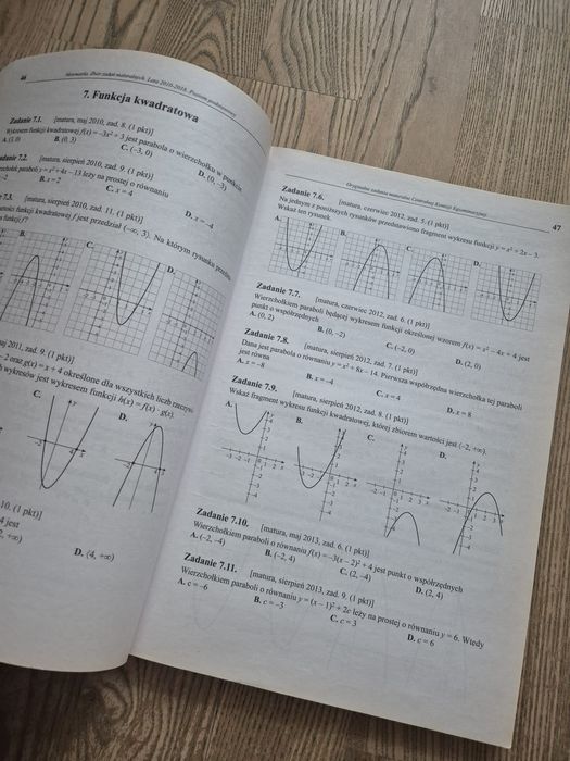 Zbiór zadań maturalnych z matematyki