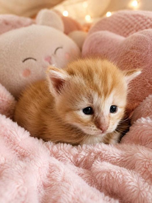Gatinho Bébe da raça  Bosque da Noruega