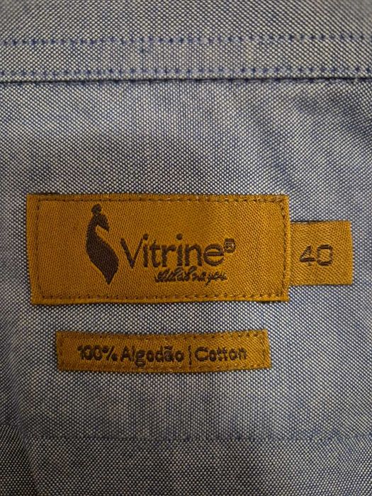 Camisa de homem azul escuro Vitrine