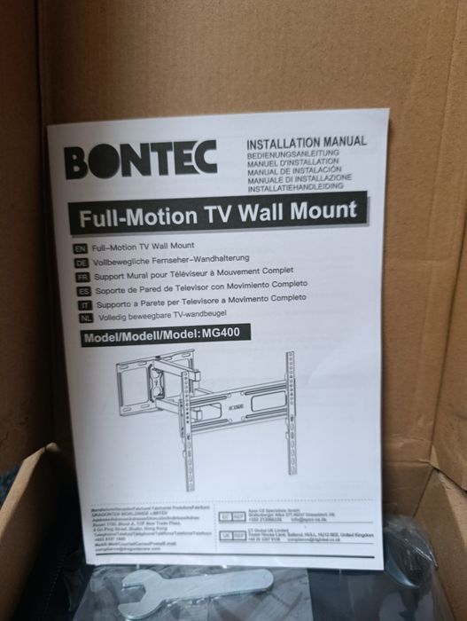 Uchwyt do TV ścienny BONTEC MG400 Full-Motion 13-42" solidny!