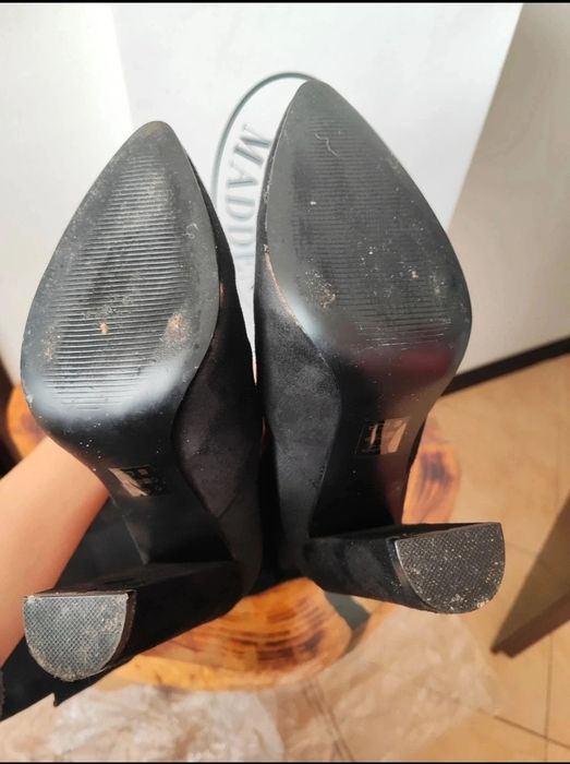 Czarne wysokie muszkieterki Steve Madden rozm. 38