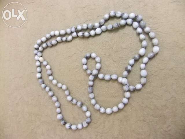 Guia / fio de conta de preto velho - lágrima de nossa senhora