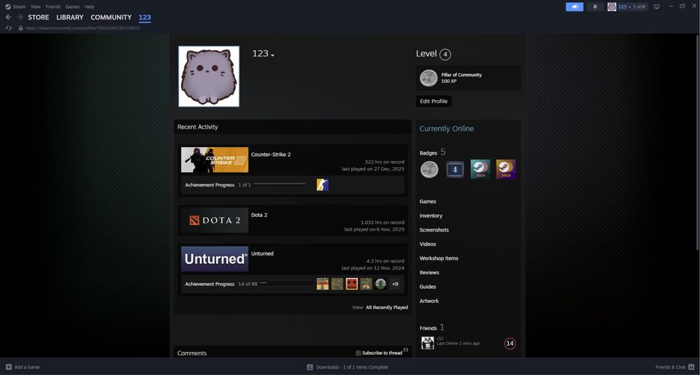 Акаунт Dota 2/ CS 2