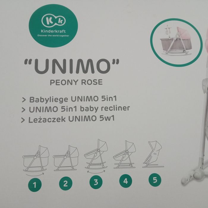 Leżaczek Bujaczek Kinderkraft 5w1 Unimo