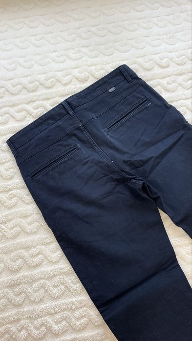 Штани чіноси zara man розмір s темно-сині