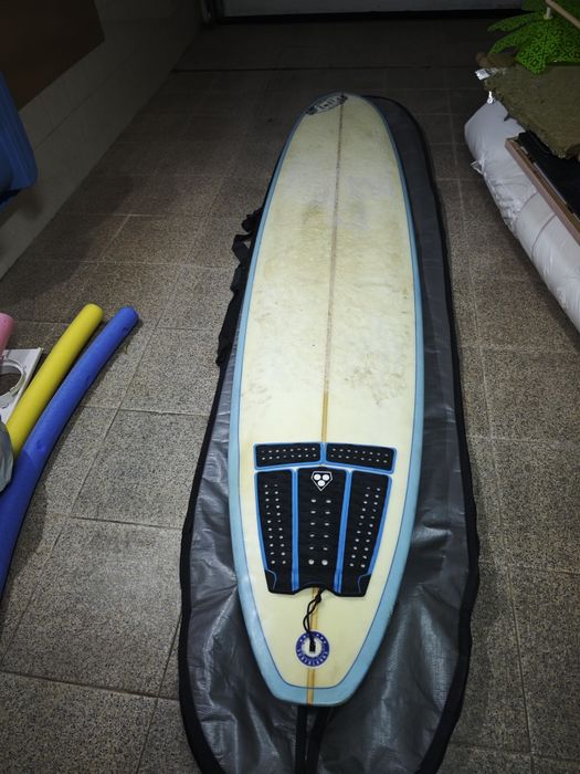 Vendo prancha Longboard Lufi 9.1 + Capa + Quilhas