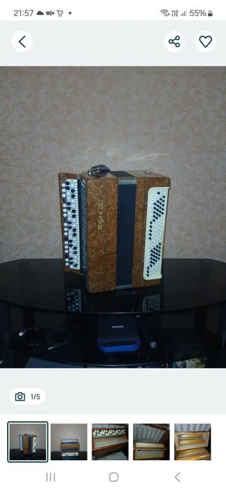 Продам заказний баян тула 202