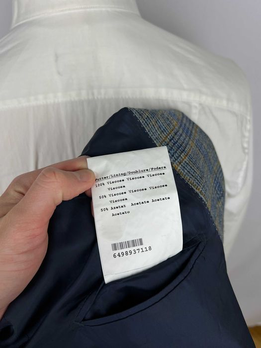 BUGATTI Pure Wool Check Blazer піджак блейзер в клітку з м'якої вовни Бугатті