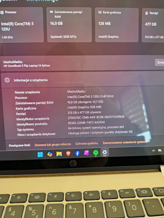 Laptop na gwarancji - HP Omnibook Flip 5