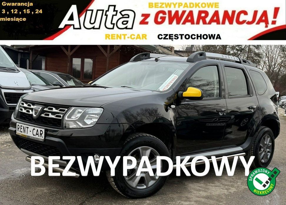 Dacia Duster 1.2i*125PS*OPŁACONY Bezwypadkowy*Klimatyzacja*Serwis*VIP GWARANCJA24M