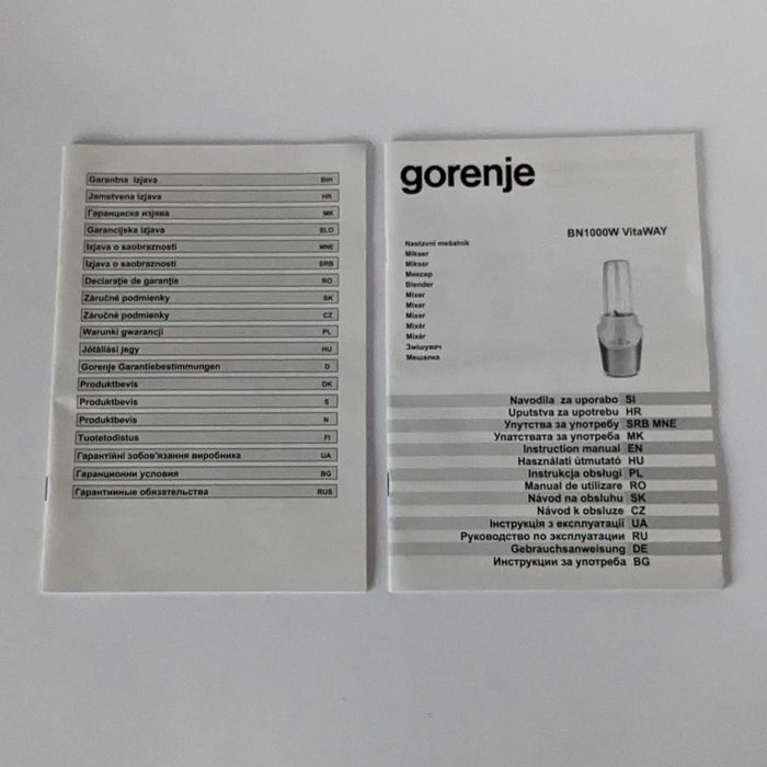 Blender Gorenje 1000W BN Nutri Power