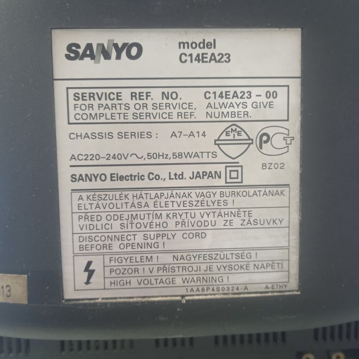 Телевизор SANYO Япония: 700 грн. - Телевизоры Киев на Olx