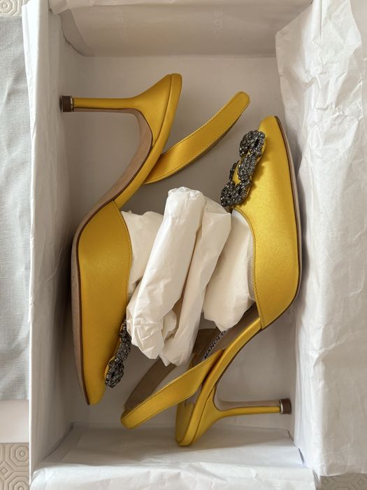Manolo Blahnik sapatos salto