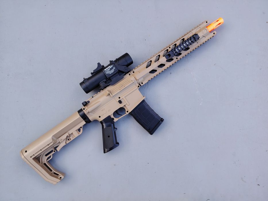 Іграшковий автомат HK416  на орбізах ДВА магазини орбіган гель бластер