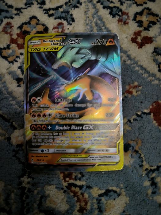Karta pokemon Reshiram&Charizard