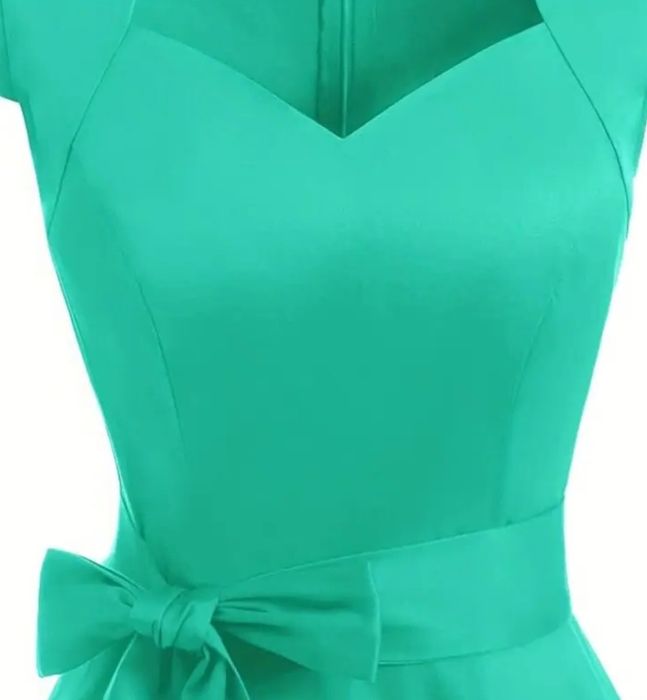 Sukienka damska retro styl lata 50 pin up, rozmiar XL