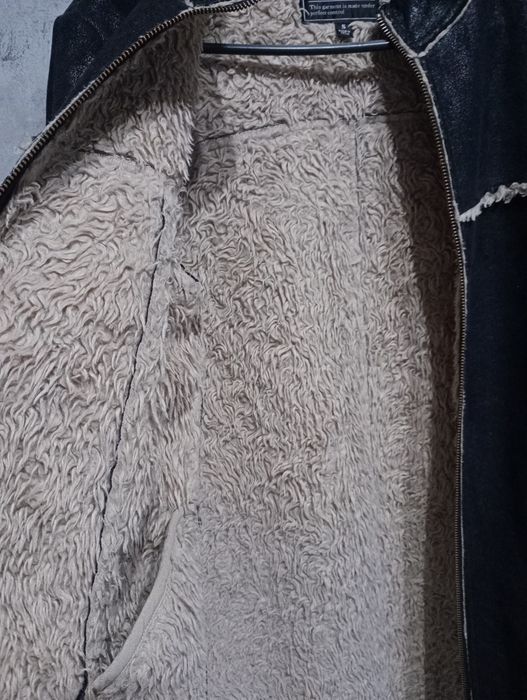 Zimowa kurtka/ skóra męska S
