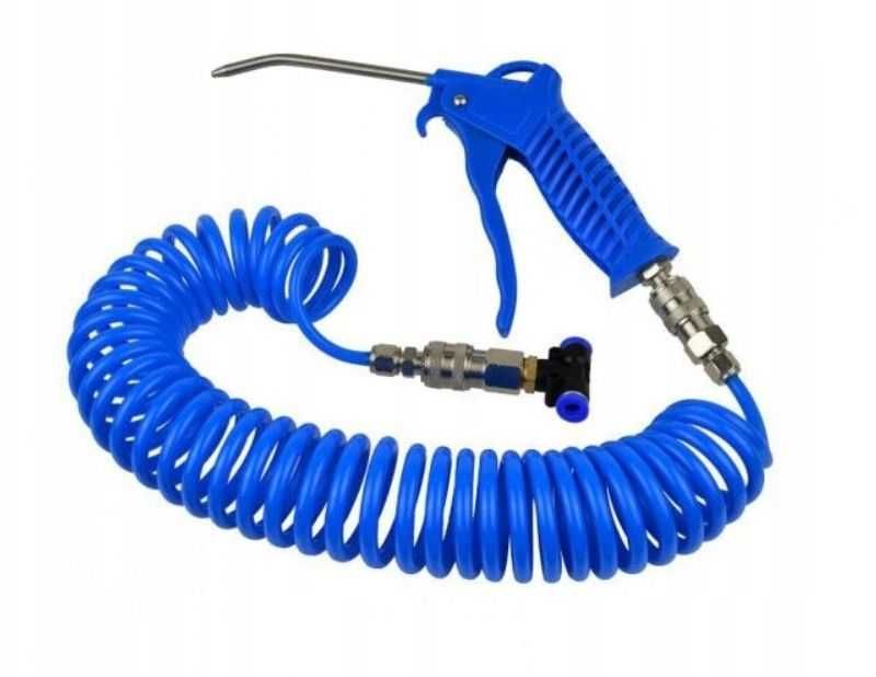 Pistolet do przedmuchiwania przedmuchu kabiny przewód 5m trójnik
