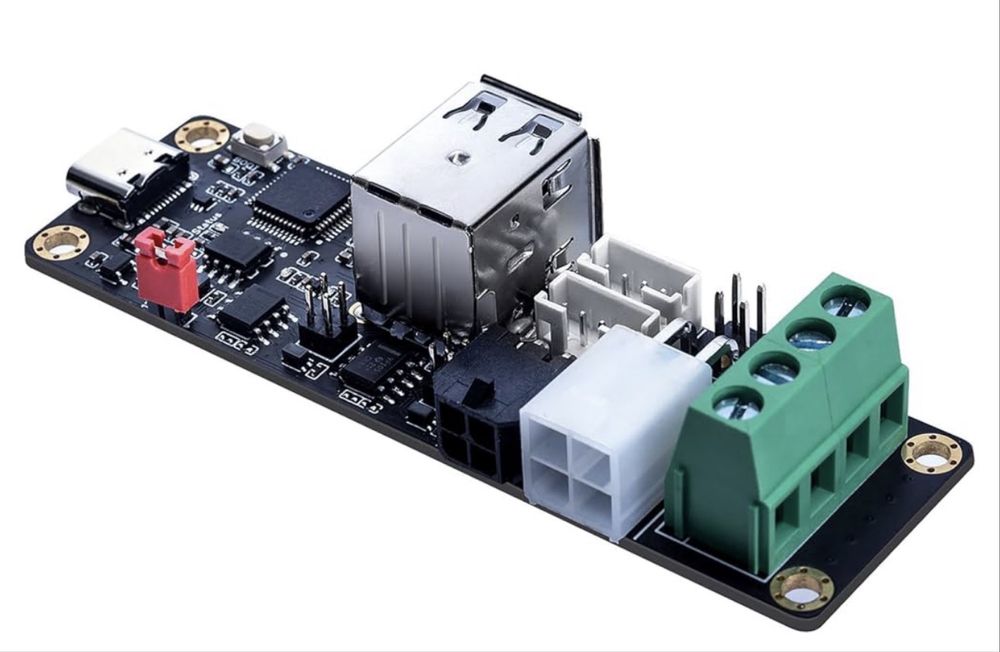 BIGTREETECH U2C V2.1 Adapter Board obsługuje złącze magistrali CAN-Bus