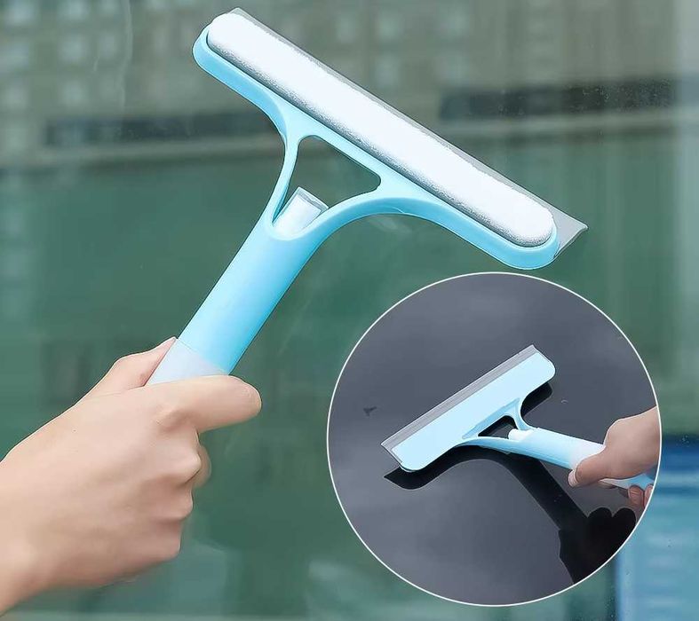 Ściągaczka myjka do okien szyb luster kabiny ze spryskiwaczem