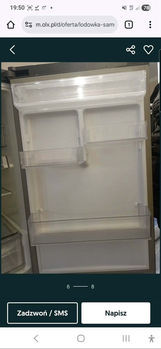 Lodówka Samsung Uzwana REZERWACJA