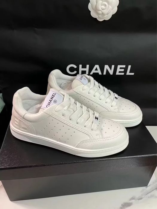 Білі базові кеди Chanel | кеди Шанель