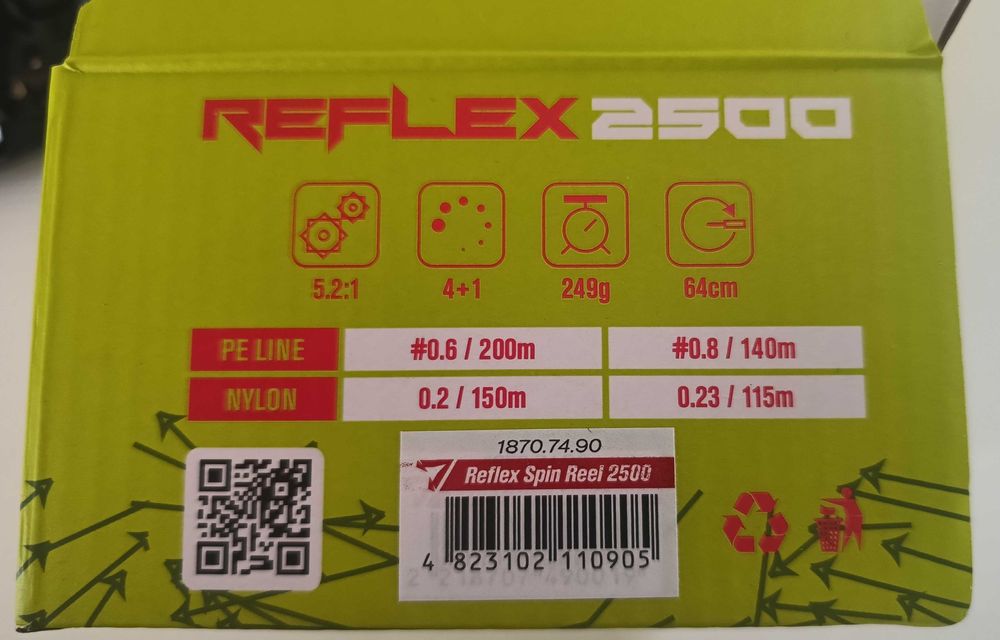 Kołowrotek spinningowy Reflex 2500