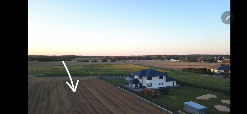 Piękna działka usługowo- budowlana 1801 m² z WZ Chodów k. Siedlec - Widok 5