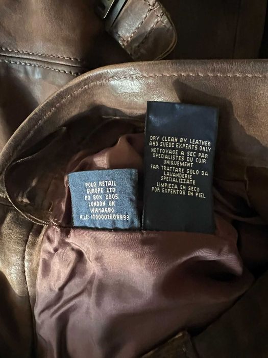 Calças Pele Polo Ralph Lauren