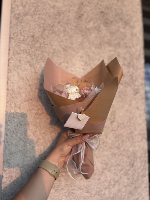 Bukiet ze świec sojowych prezent na dzień nauczyciela